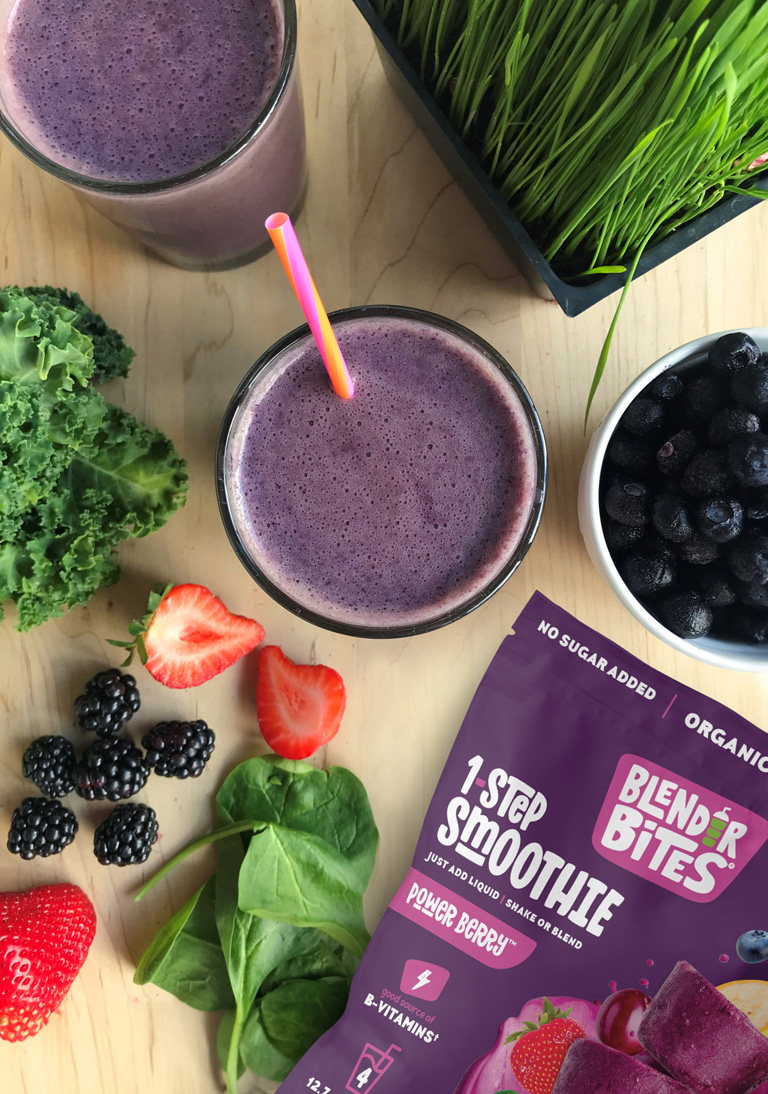 Power Berry Smoothie Pucks Easy Smoothies Blender Bites
