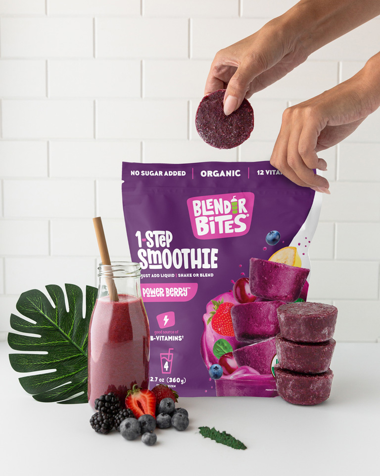 Power Berry Smoothie Pucks Easy Smoothies Blender Bites