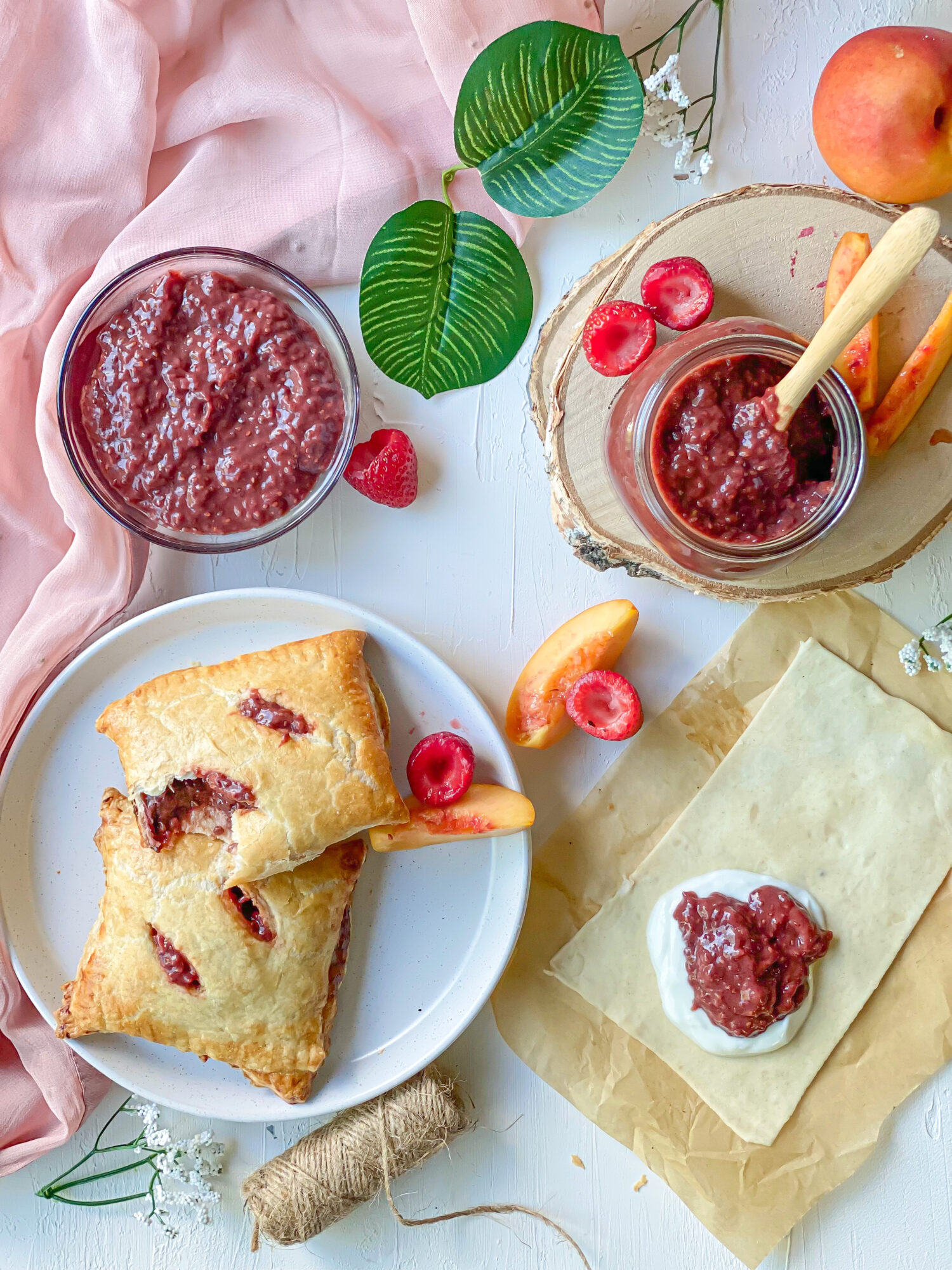 PEACH AND BERRIES HAND-PIES | Blender Bites